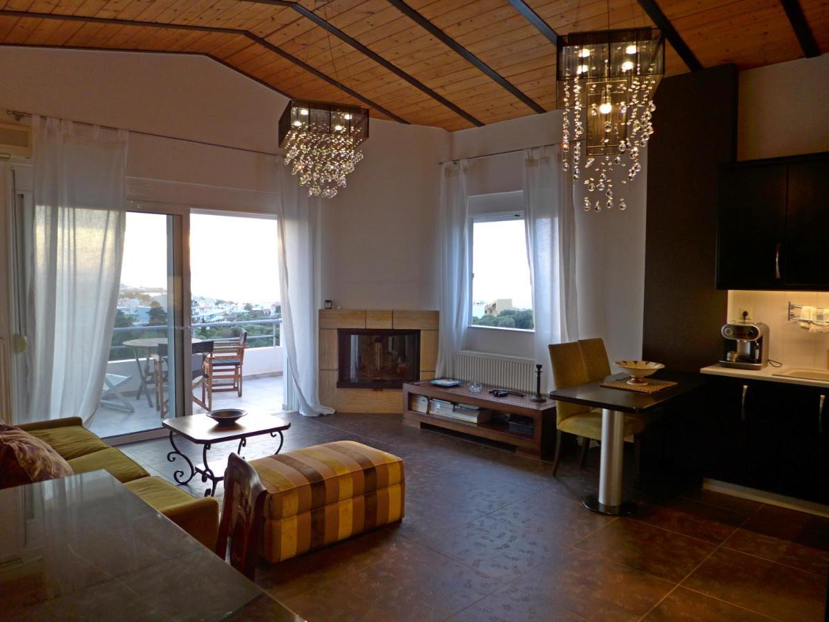 Wide-View & Quiet Apartment Chania Chania  Buitenkant foto
